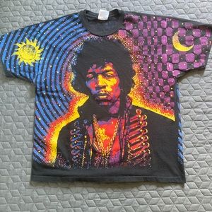Jimi Hendrix Vintage Sun and Moon Shirt